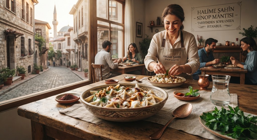 İstanbul'da Sinop mantısı, Ataşehir Sinop mantısı, Sinop Mantısı Halime Şahin, el yapımı Sinop mantısı, en iyi Sinop mantısı İstanbul, cevizli Sinop mantısı, Ataşehir mantıcı, Karadeniz mantısı, mantı restoranı Ataşehir, Sinop mantısı sipariş